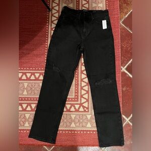 Banana Republic premium denim high-rise straight jeans